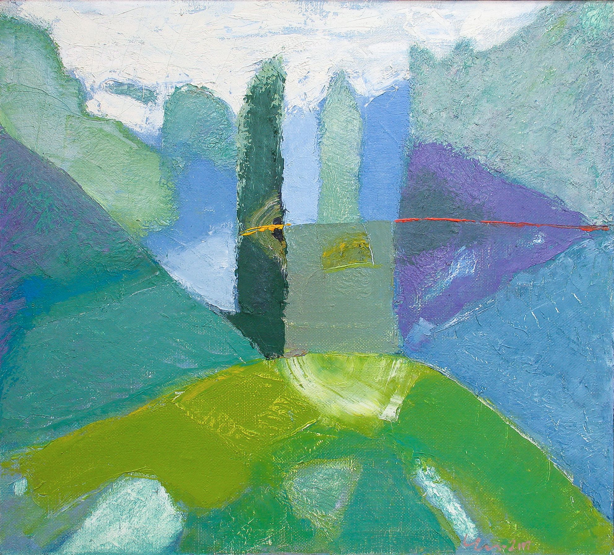 “Bright Water”, 2001, Oil by Viktor Chumachenko