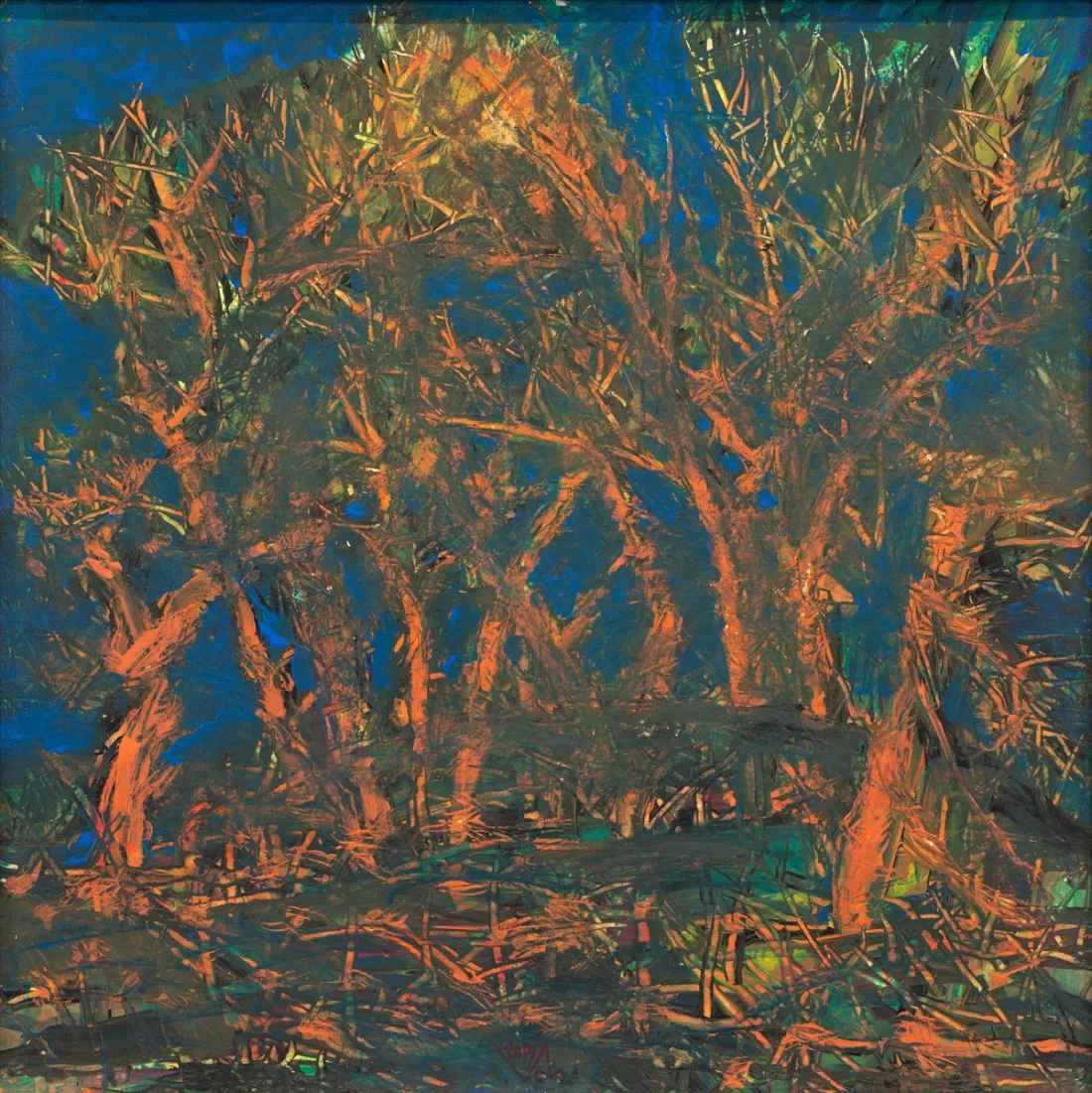 “Sunlight”, 2019, Acrylic by Viktor Chumachenko
