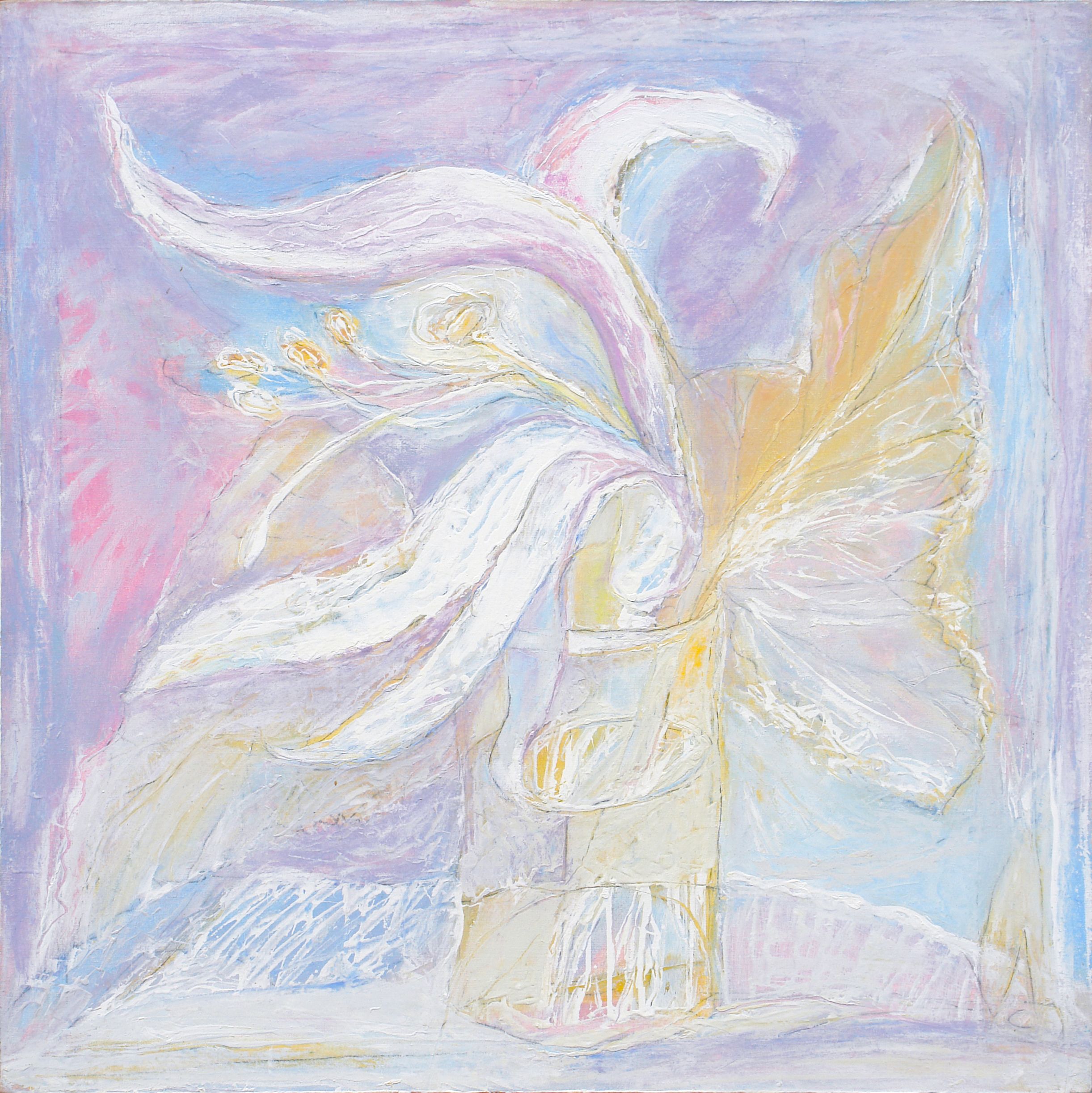“White Flower”, 2006, Oil by Viktor Chumachenko