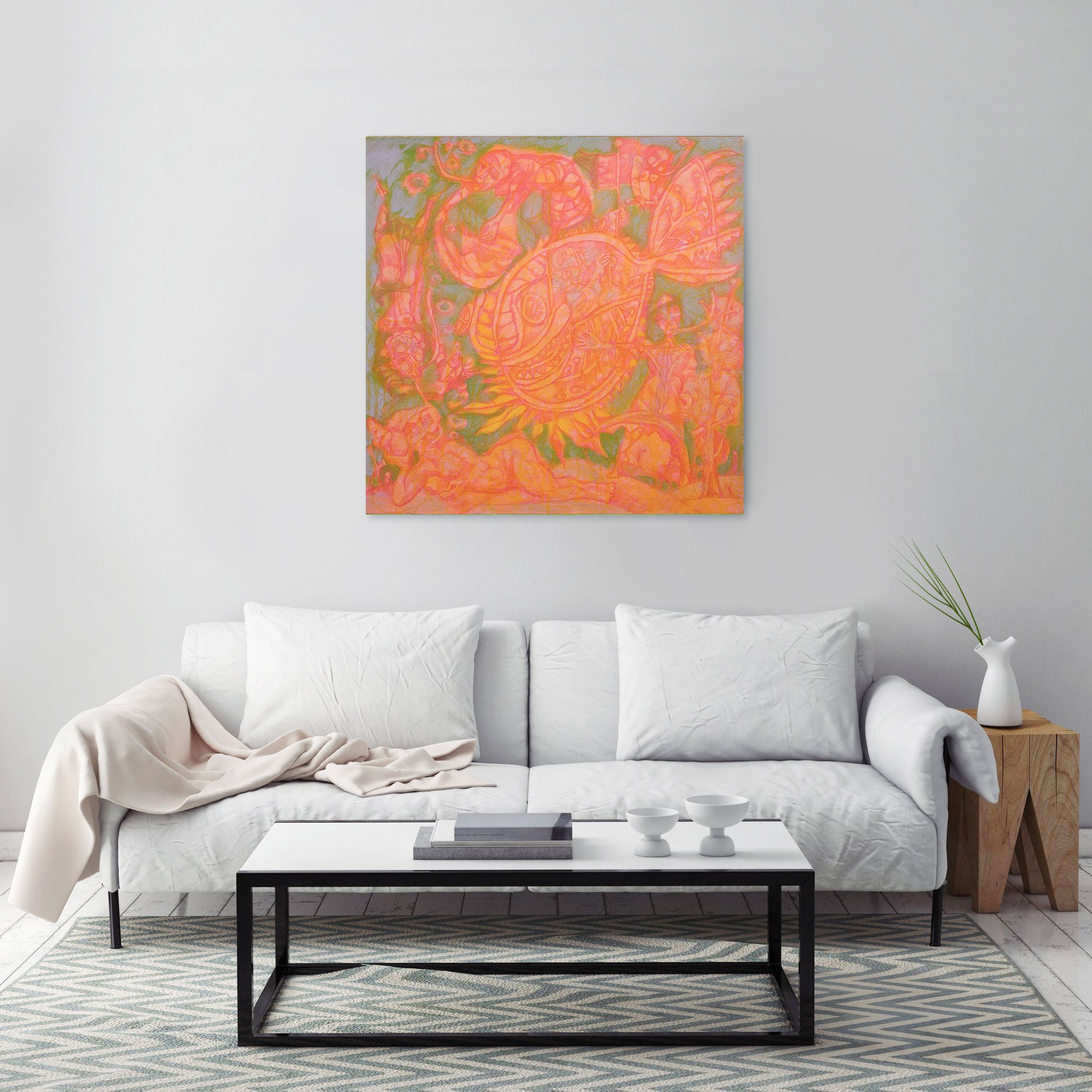 Oxygen-3 by Viktor Chumachenko — artwork in an interior