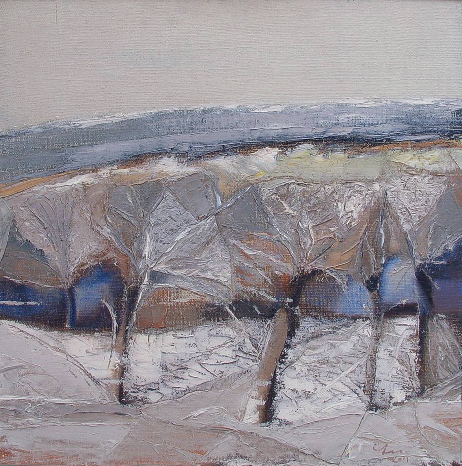 “Paths”, 2001, Oil by Viktor Chumachenko