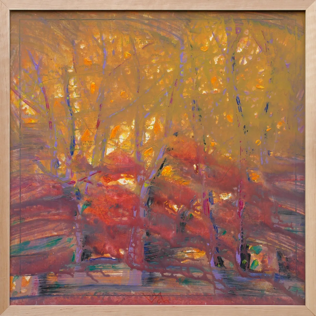 “Work 4”, Painting by Viktor Chumachenko