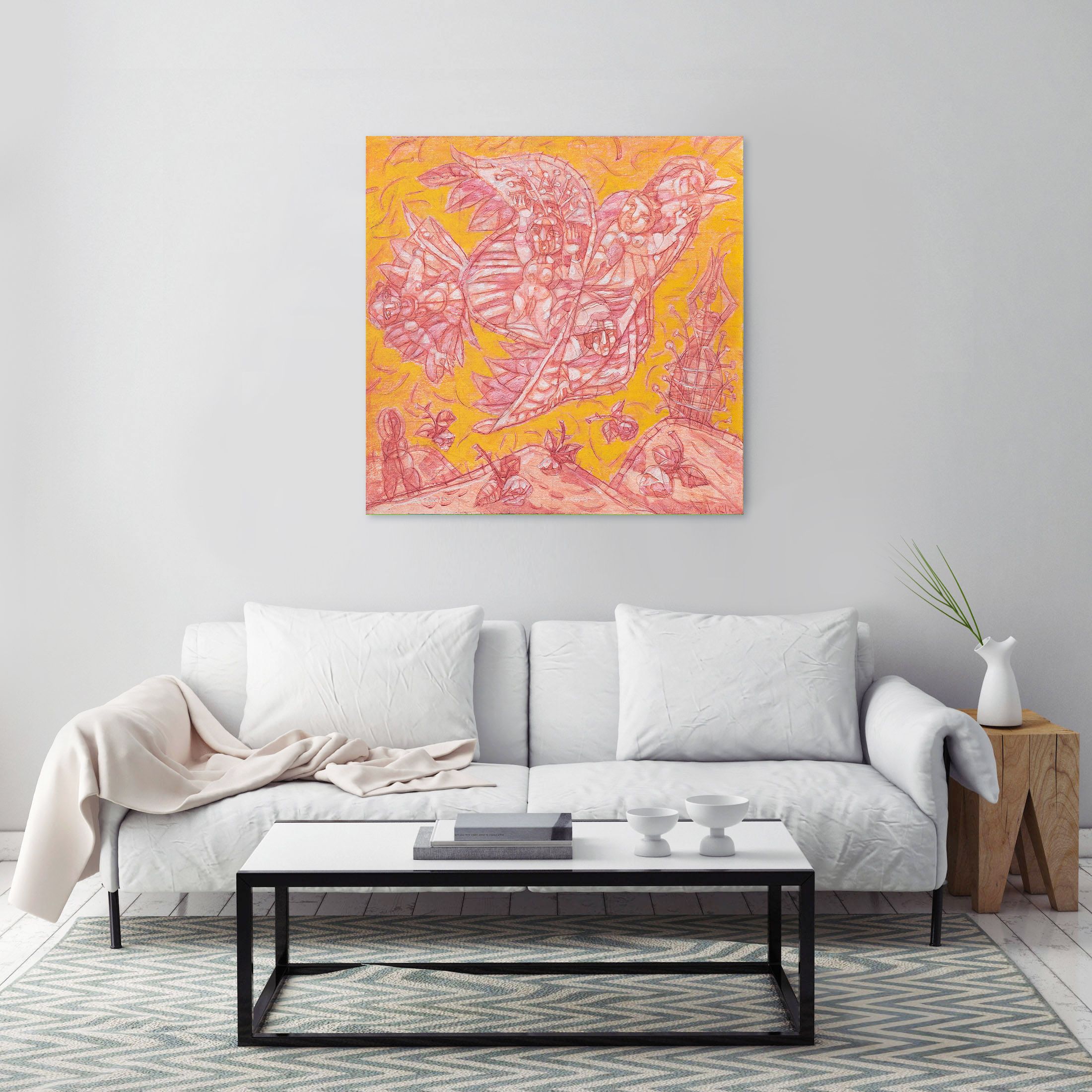 Bird by Viktor Chumachenko — artwork in an interior