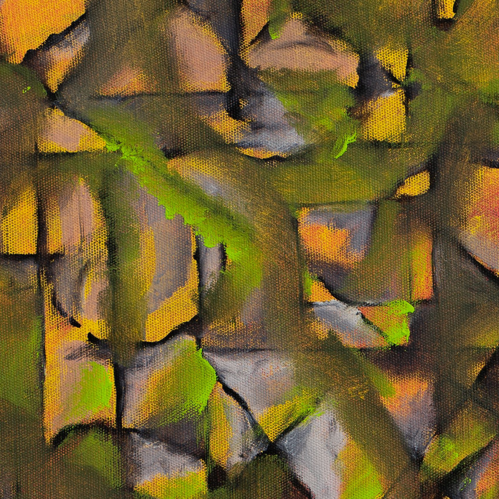 Woman Against a Carpet by Viktor Chumachenko — artwork detail
