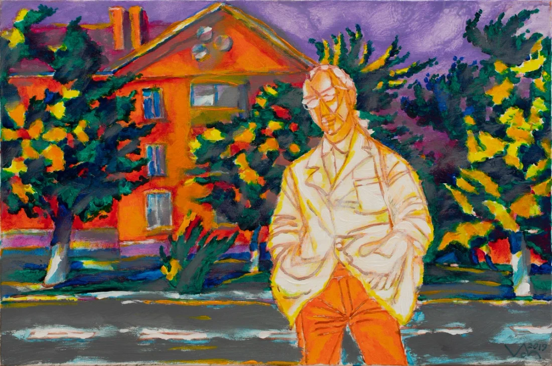 “Evening”, 2019, Acrylic by Viktor Chumachenko