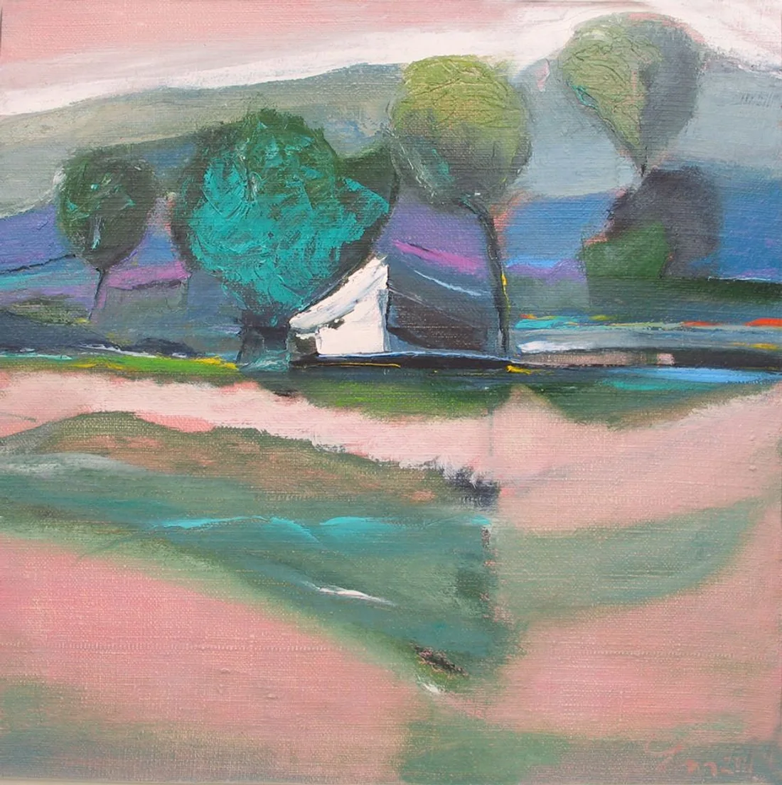 “Warm Evening”, 2001, Oil by Viktor Chumachenko