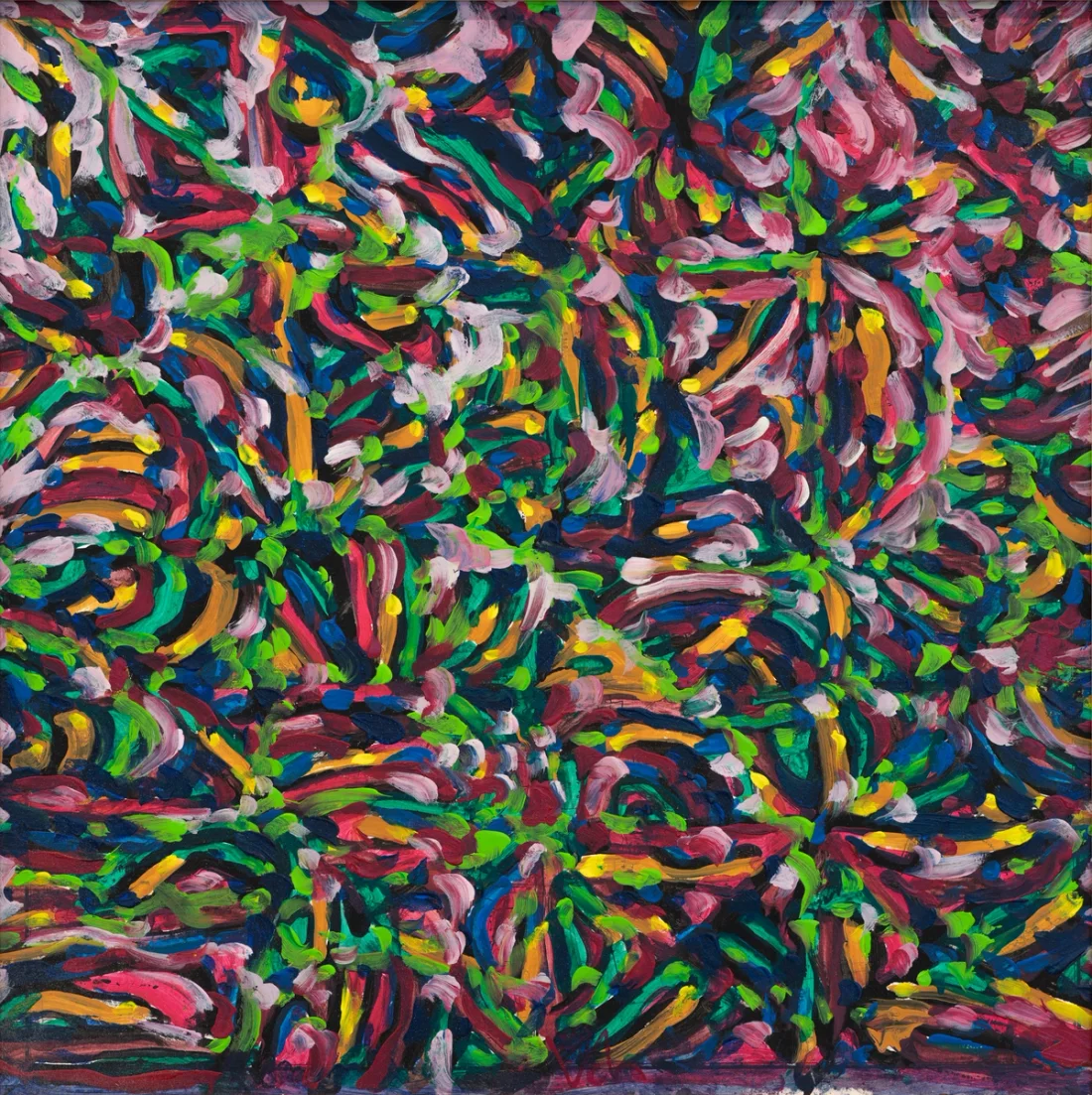 “Flowers as a Gift”, 2019, Acrylic by Viktor Chumachenko