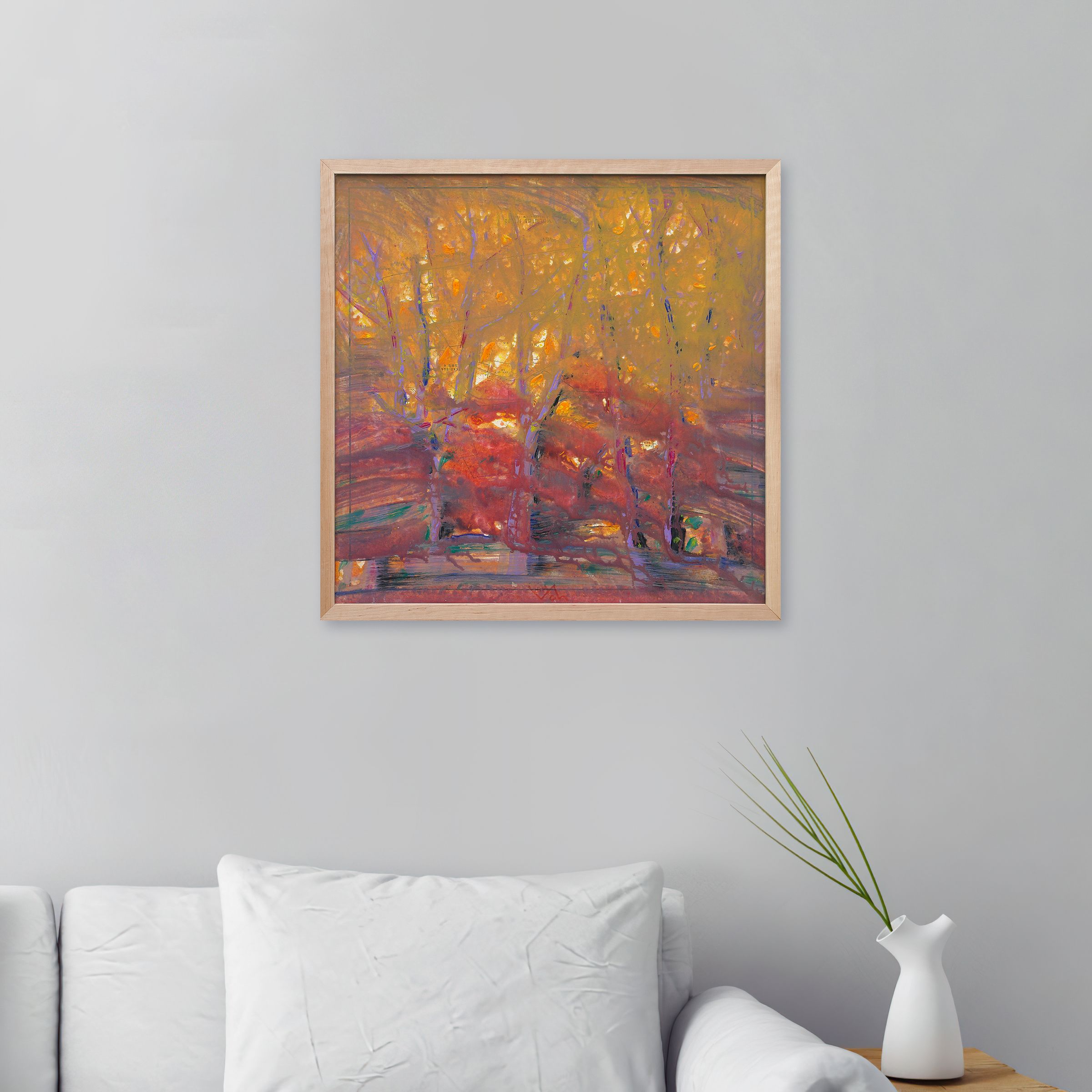 Work 4 by Viktor Chumachenko — artwork in an interior