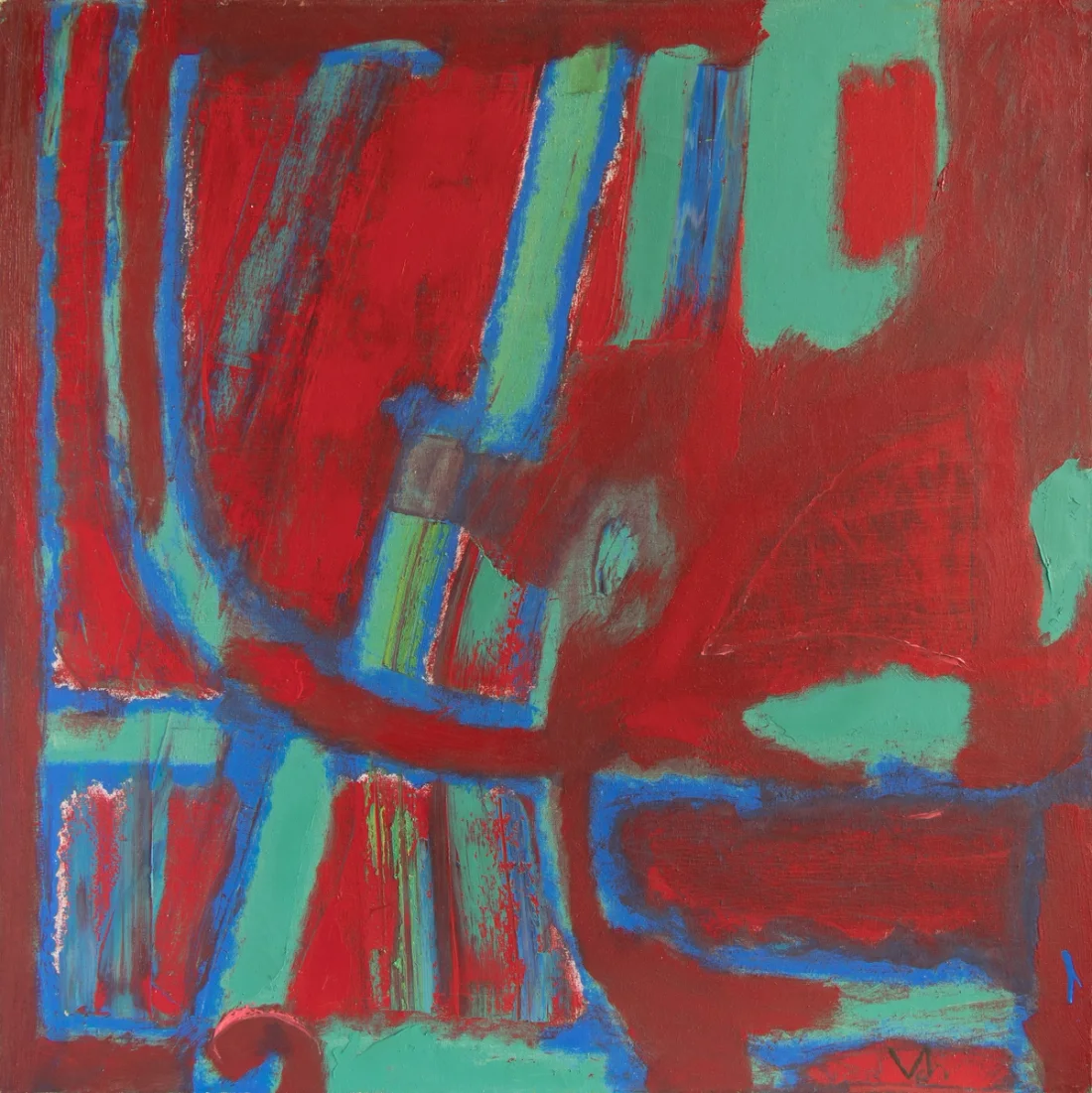 “Smithy”, 2003, Oil by Viktor Chumachenko
