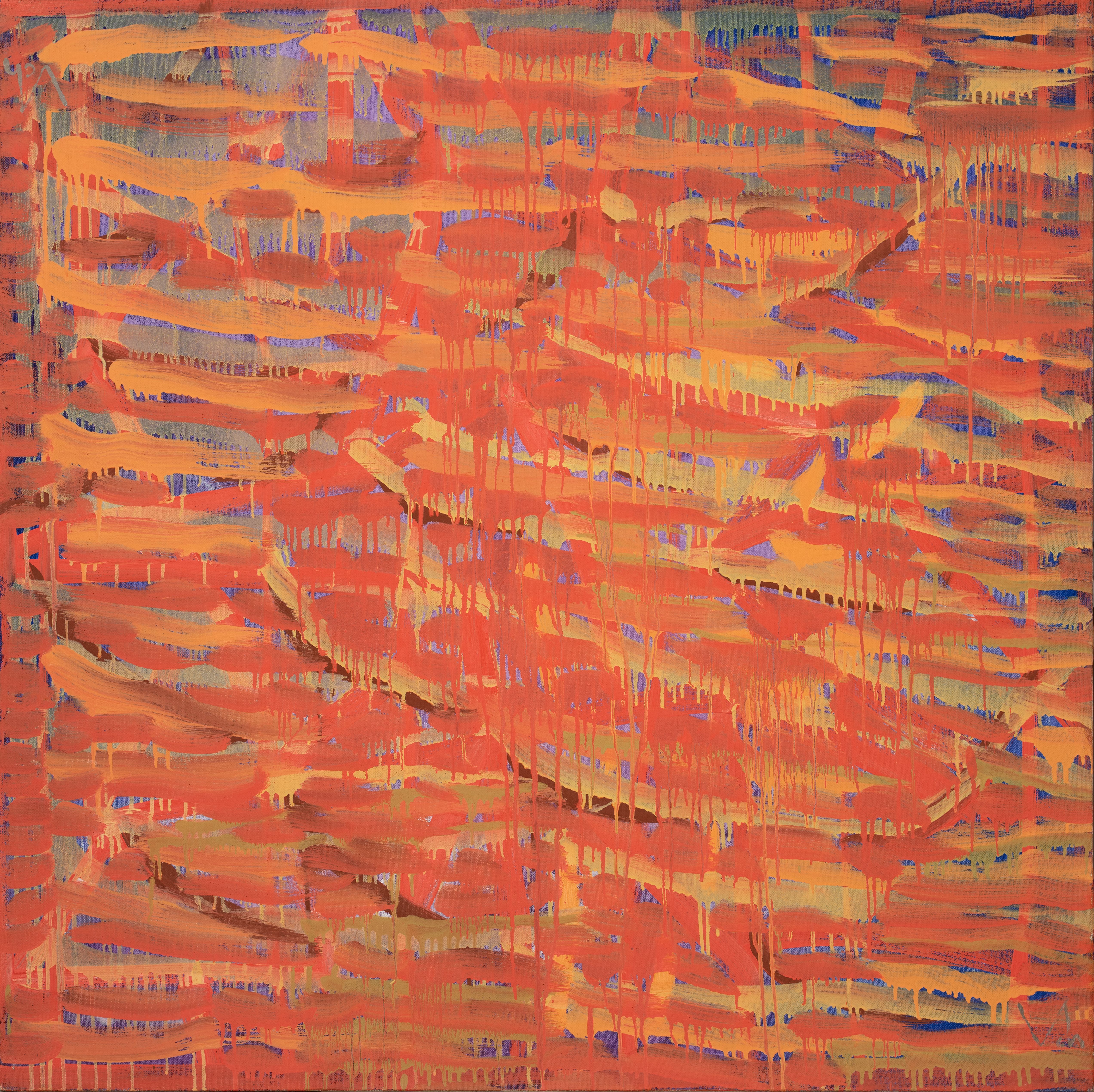 “Meeting No. 9”, 2009, Oil by Viktor Chumachenko