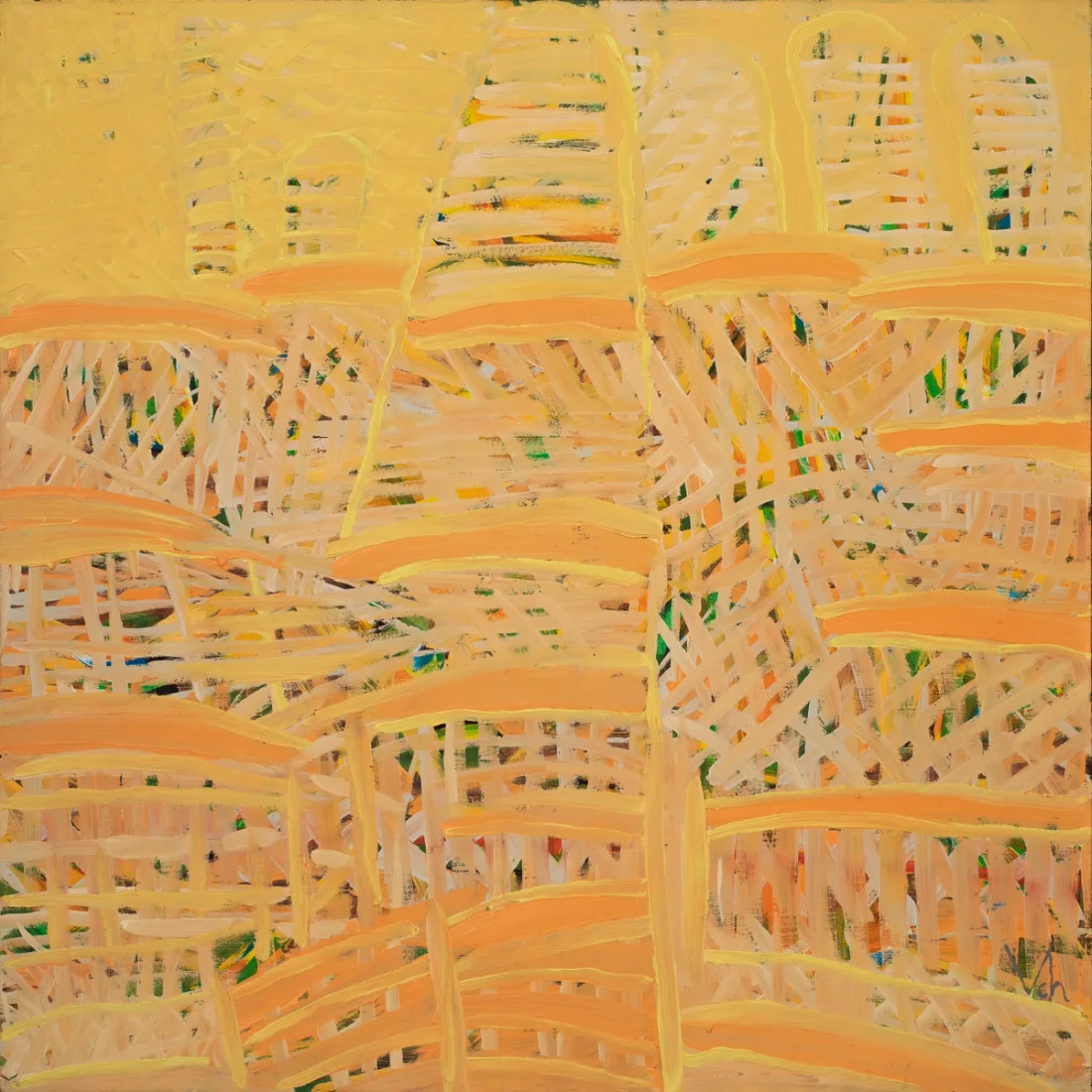 “Meeting No. 8”, 2009, Oil by Viktor Chumachenko