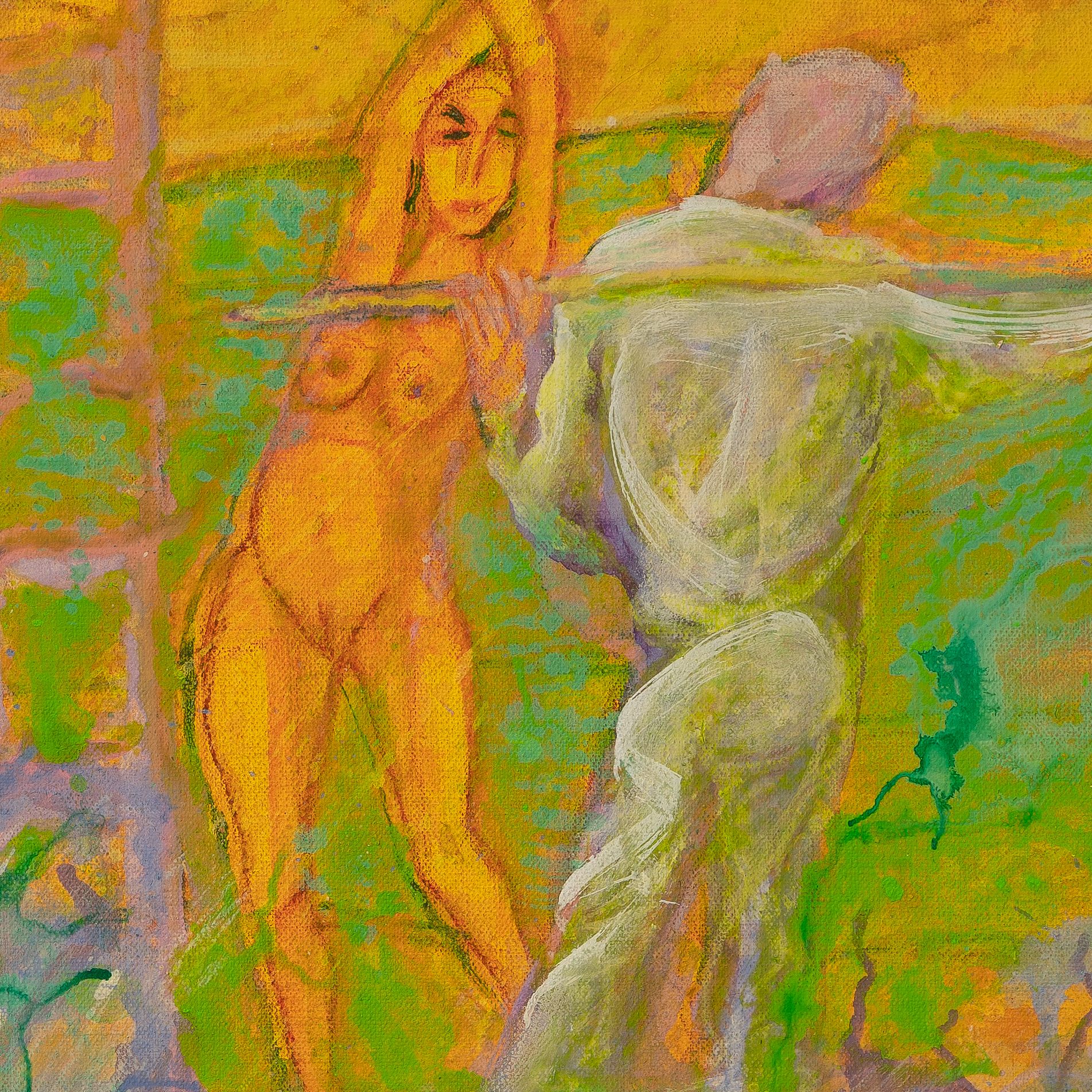 Shepherd and Shepherdess by Viktor Chumachenko — artwork detail