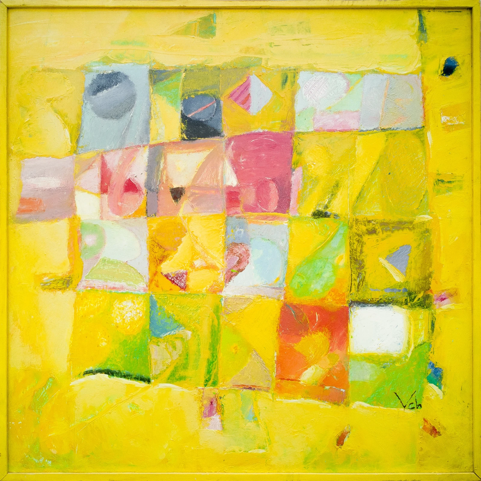 “Numbers”, 2003, Oil by Viktor Chumachenko