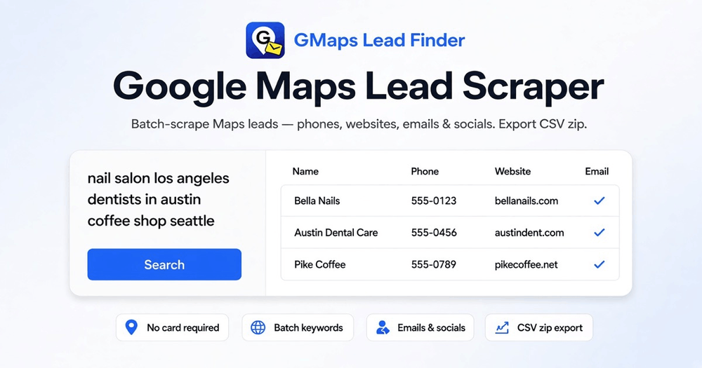 image of Google Maps Scraper image of Google Maps Scraper