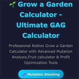image of Grow a Garden Calculator 2025