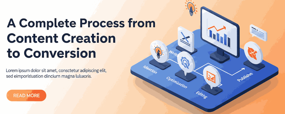 A Complete Process from Content Creation to Conversion