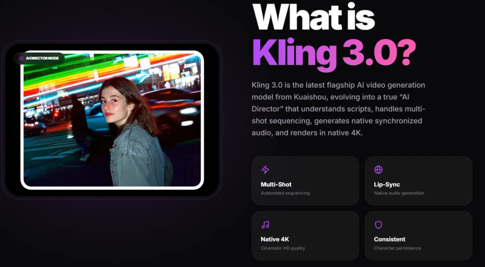 image of Kling 3.0 