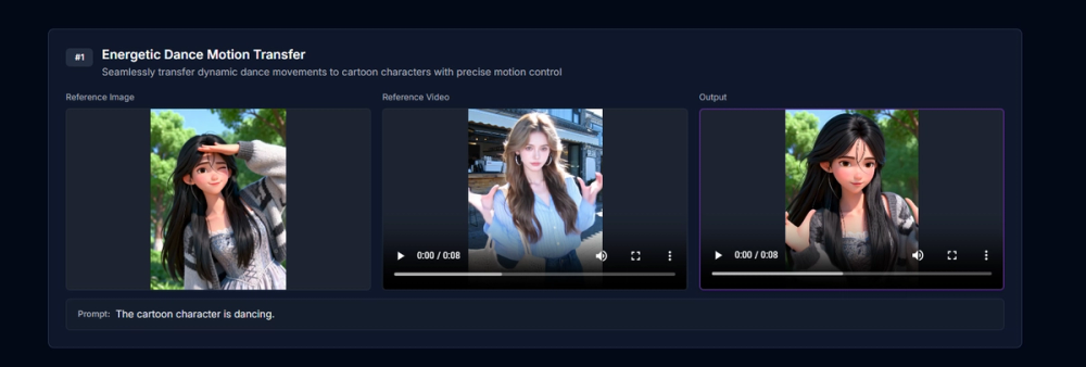 image of kling motion control image of kling motion control