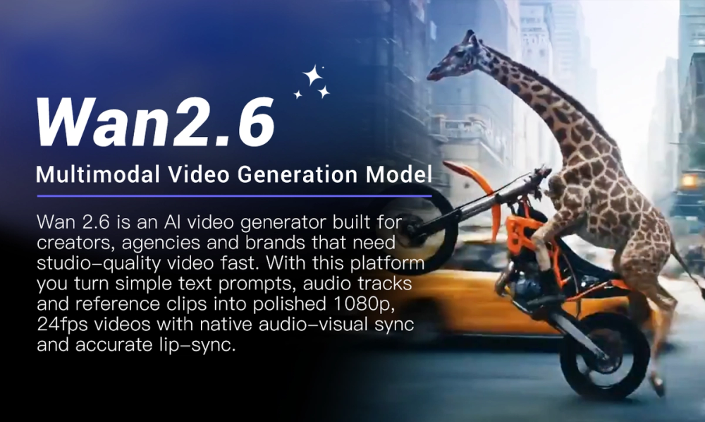 image of Wan 2.6 Cinematic AI Video image of Wan 2.6 Cinematic AI Video