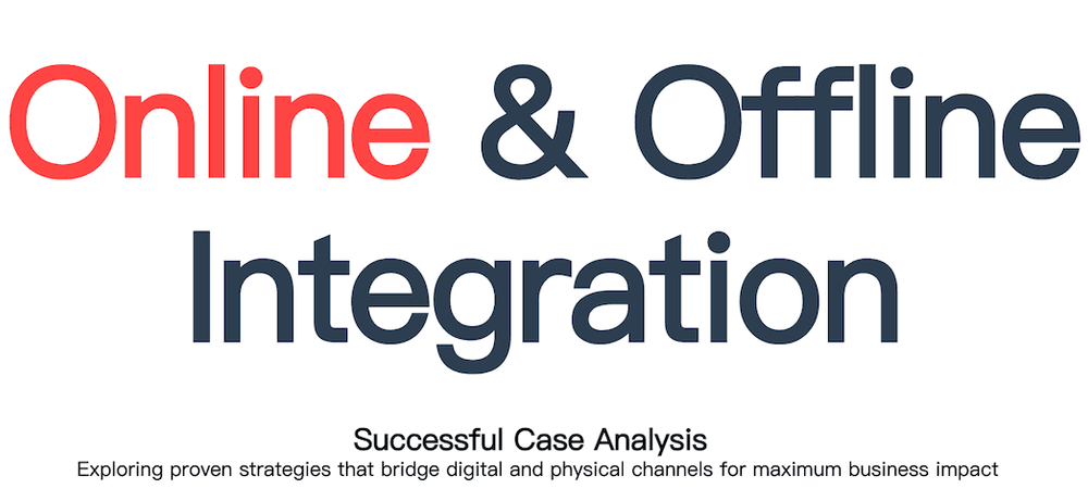 Analysis of Successful Cases Integrating Online