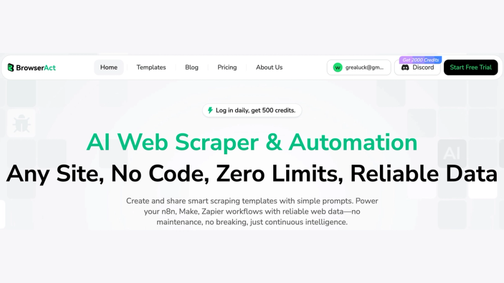 AI web scraper, web scraping tool，no code web scraping, instant data extraction, AI-powered web scraper, scalable web scraping, easy web scraper