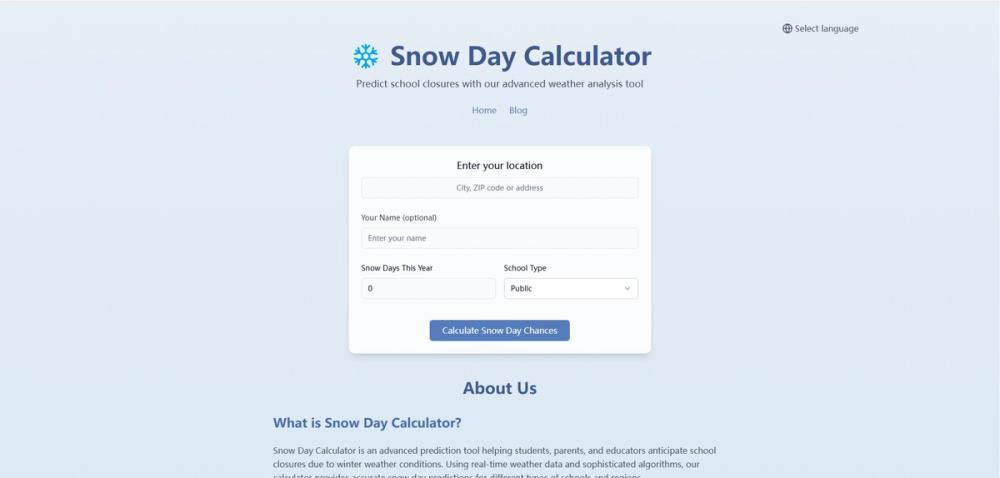 image of SnowDay Online