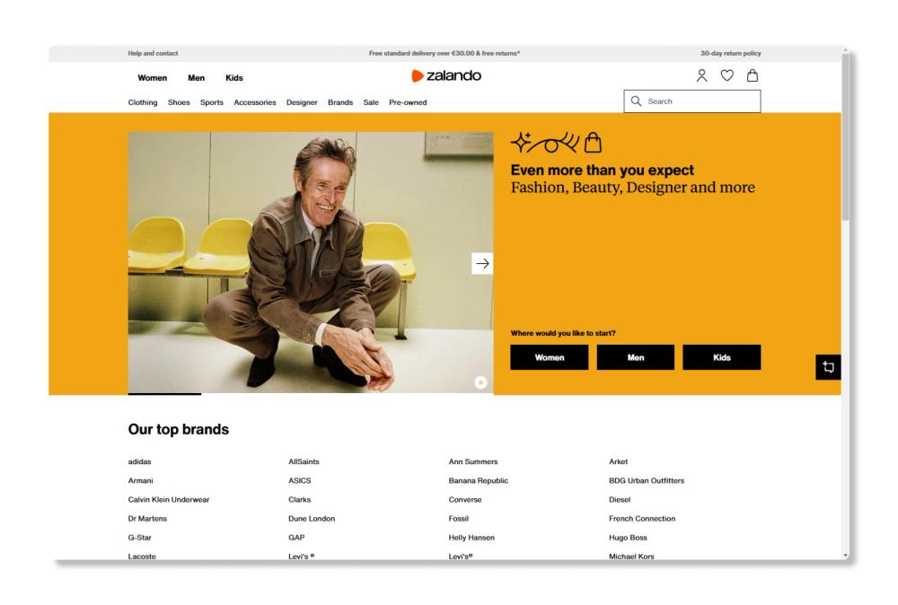 image of Zalando Unreachable image of Zalando Unreachable