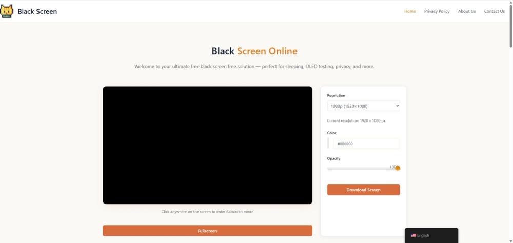 image of Black Screen Online