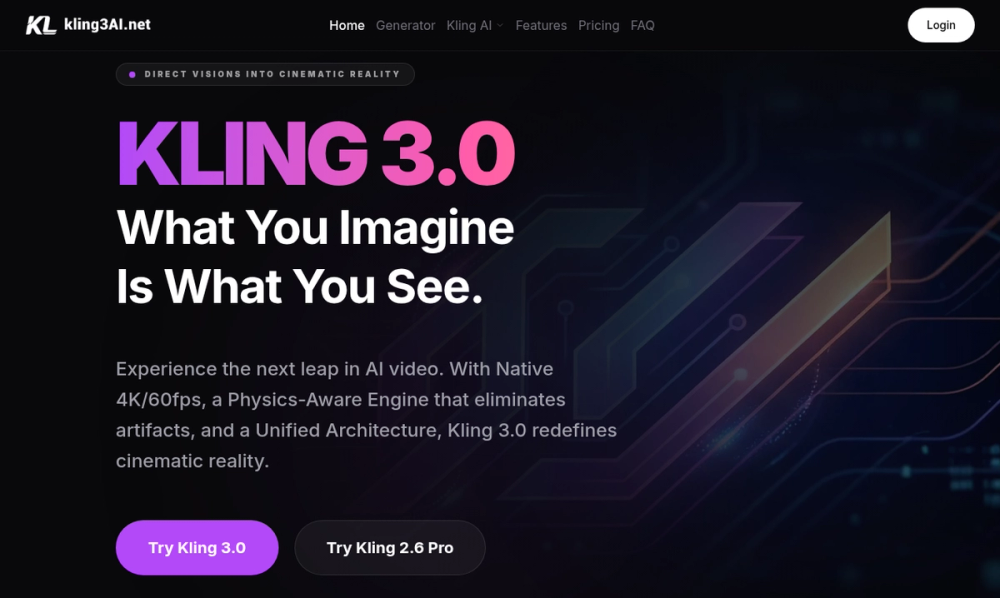 image of Kling 3.0