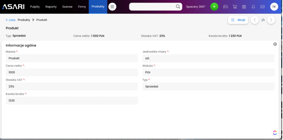 Recenzja: Asari – system CRM