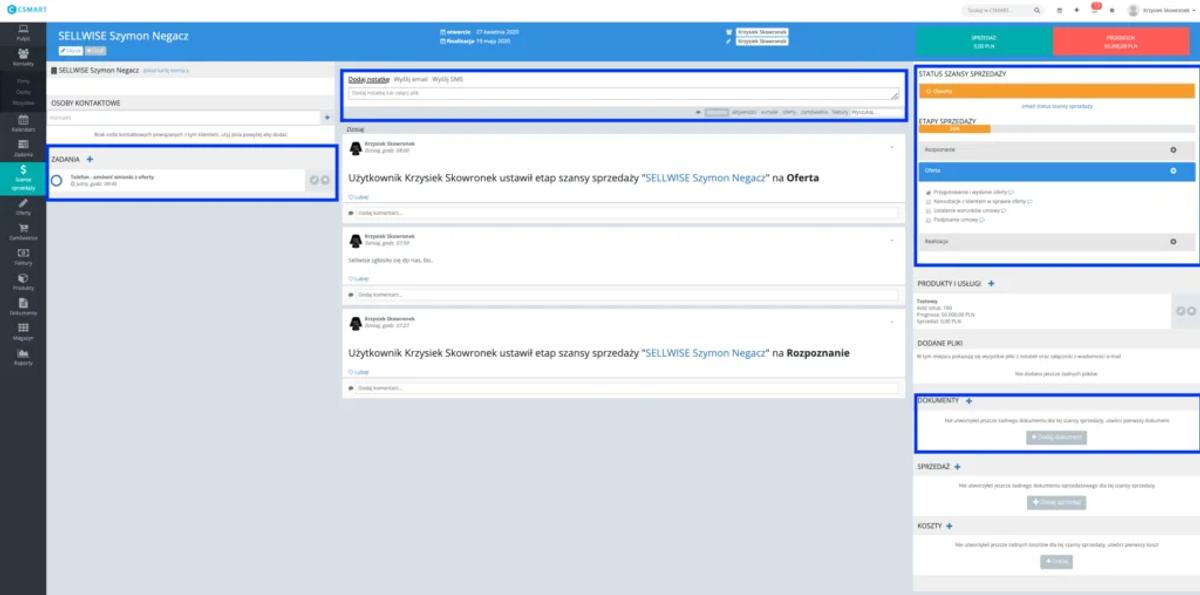 Recenzja: Csmart – system CRM