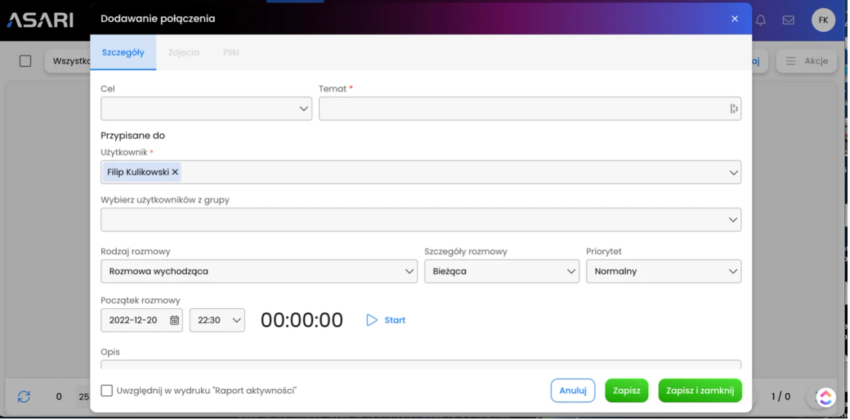 Recenzja: Asari – system CRM