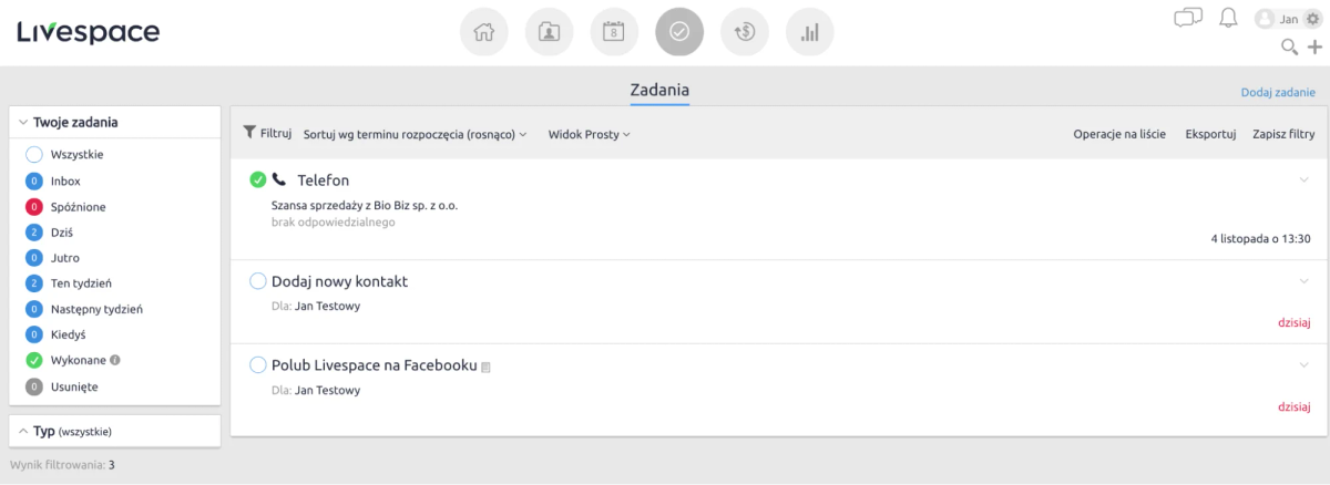 Recenzja: Livespace – system CRM