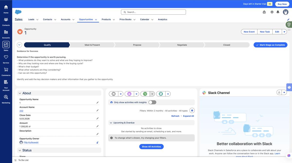 Recenzja 2026/2027: Salesforce CRM