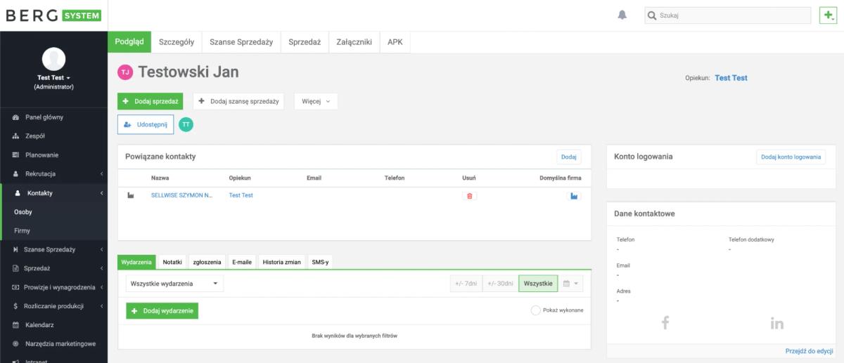 Recenzja: Berg System – system CRM