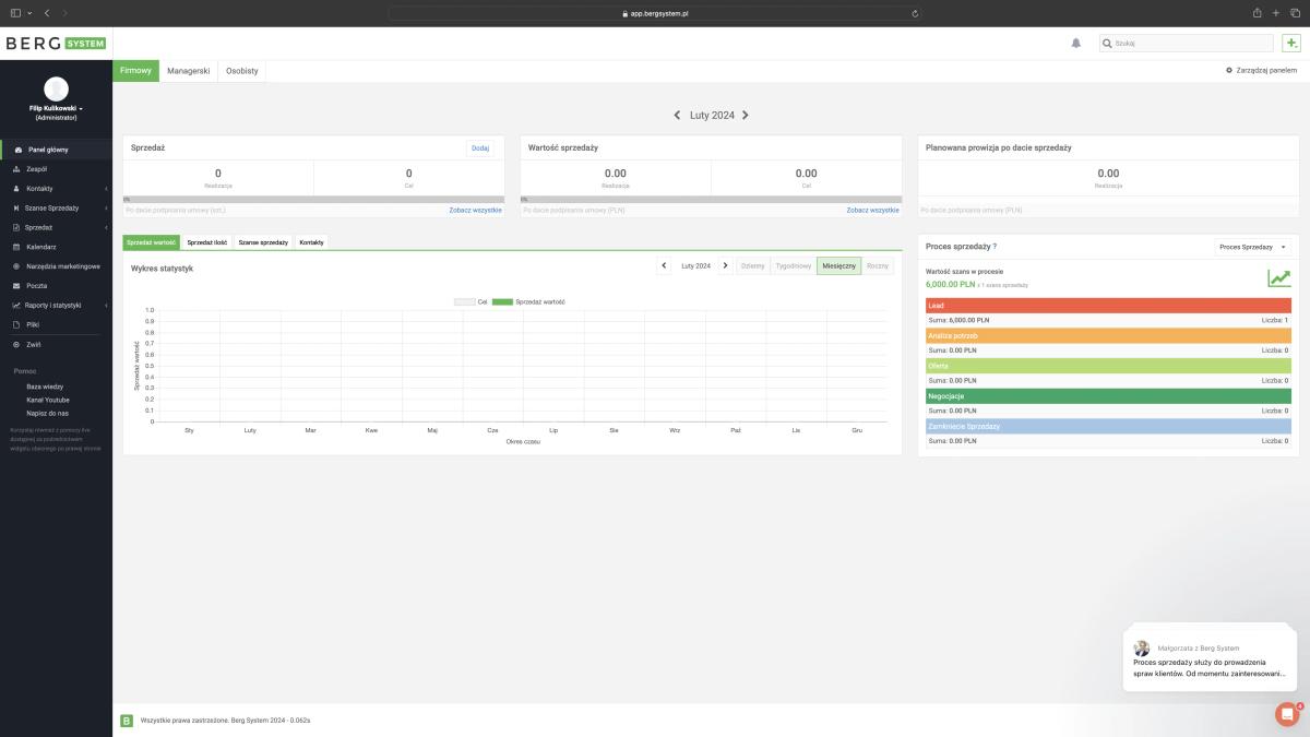 Recenzja: Berg System – system CRM 2024