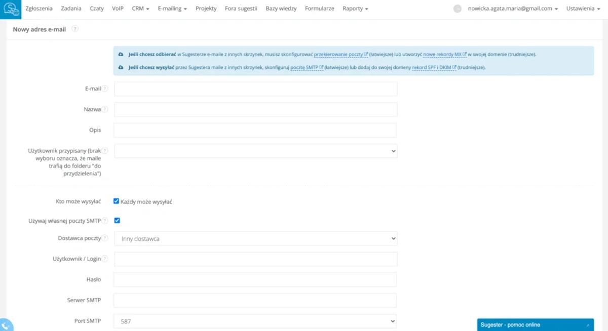 Recenzja: Sugester – system CRM