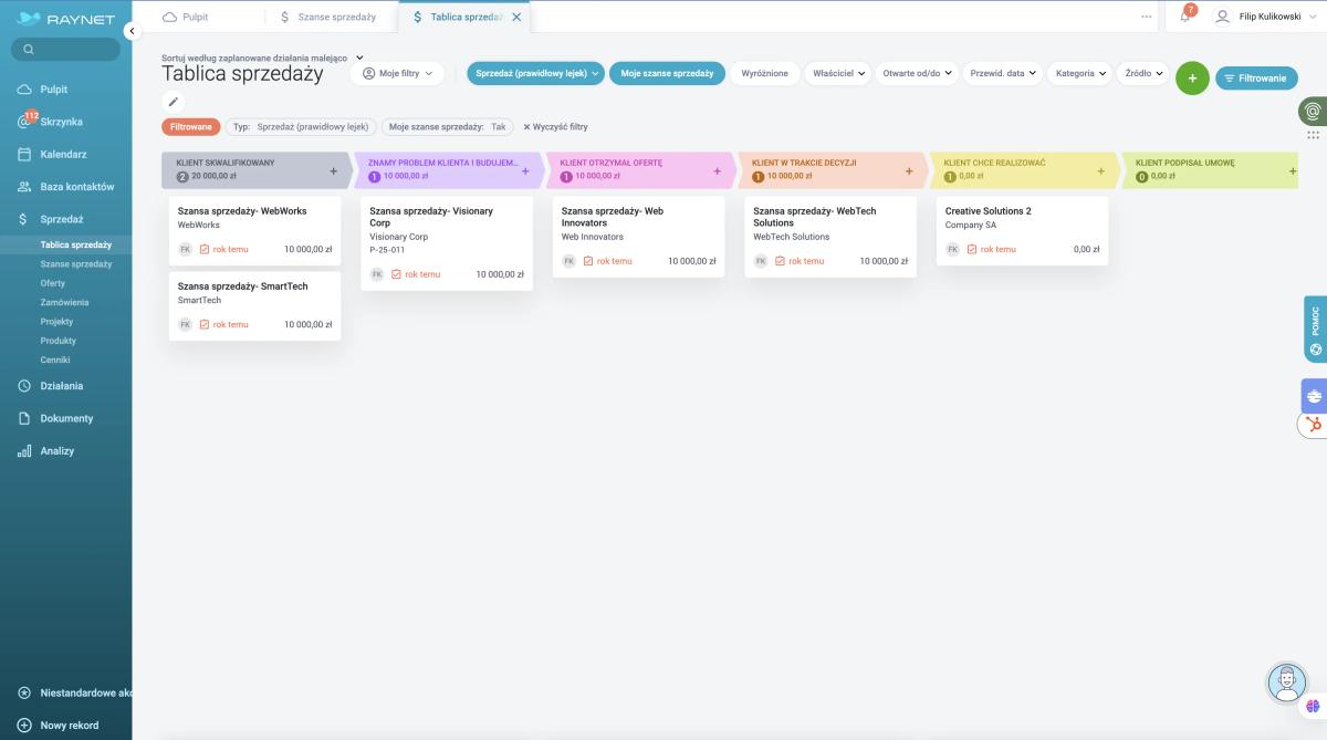 Recenzja 2026/2027: Raynet CRM Professional