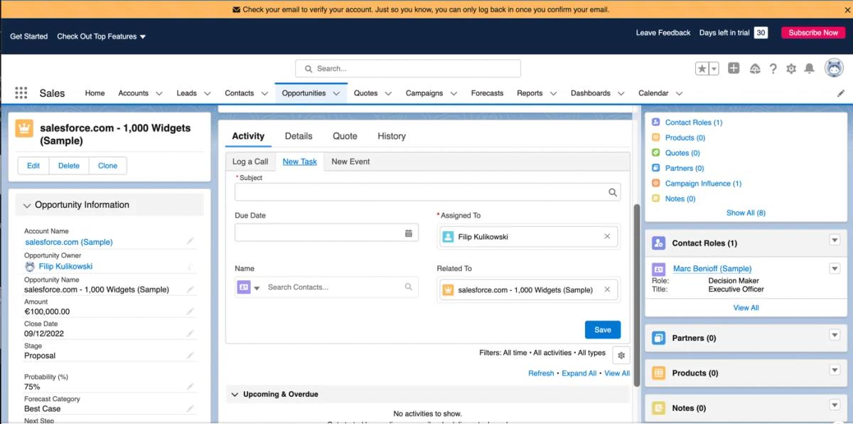 Recenzja: Salesforce – System CRM