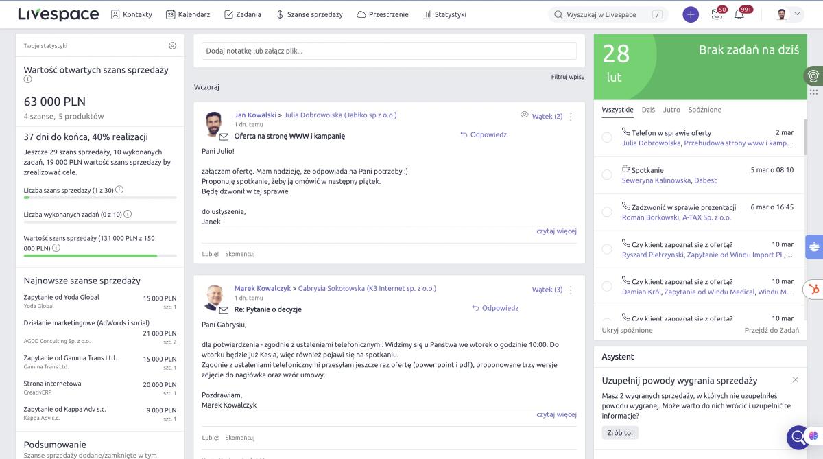 Recenzja 2026/2027: Livespace Growth CRM