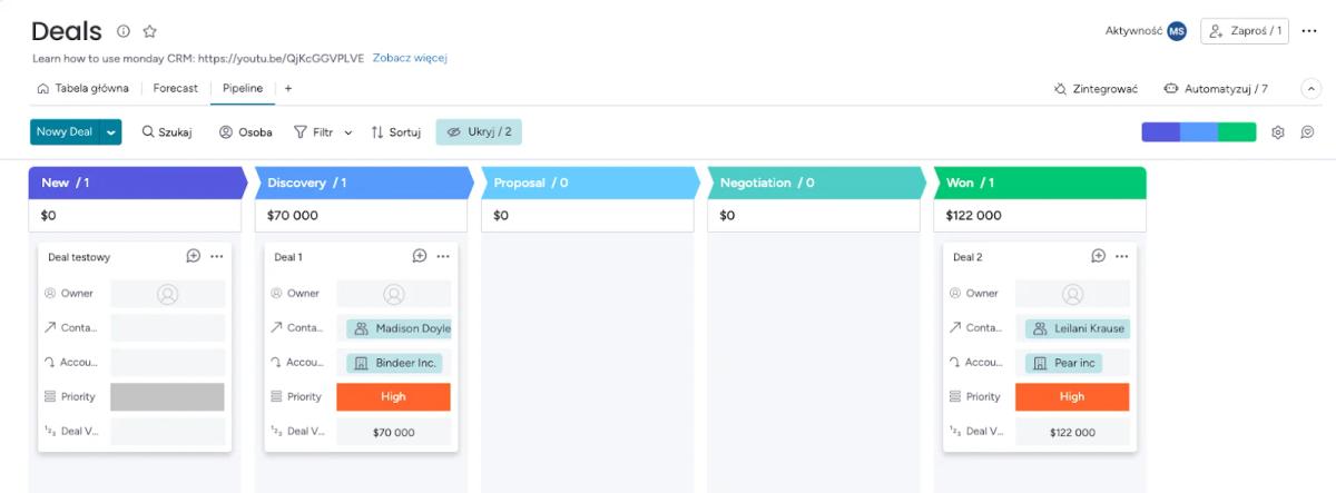 Recenzja: Monday – system CRM 2024