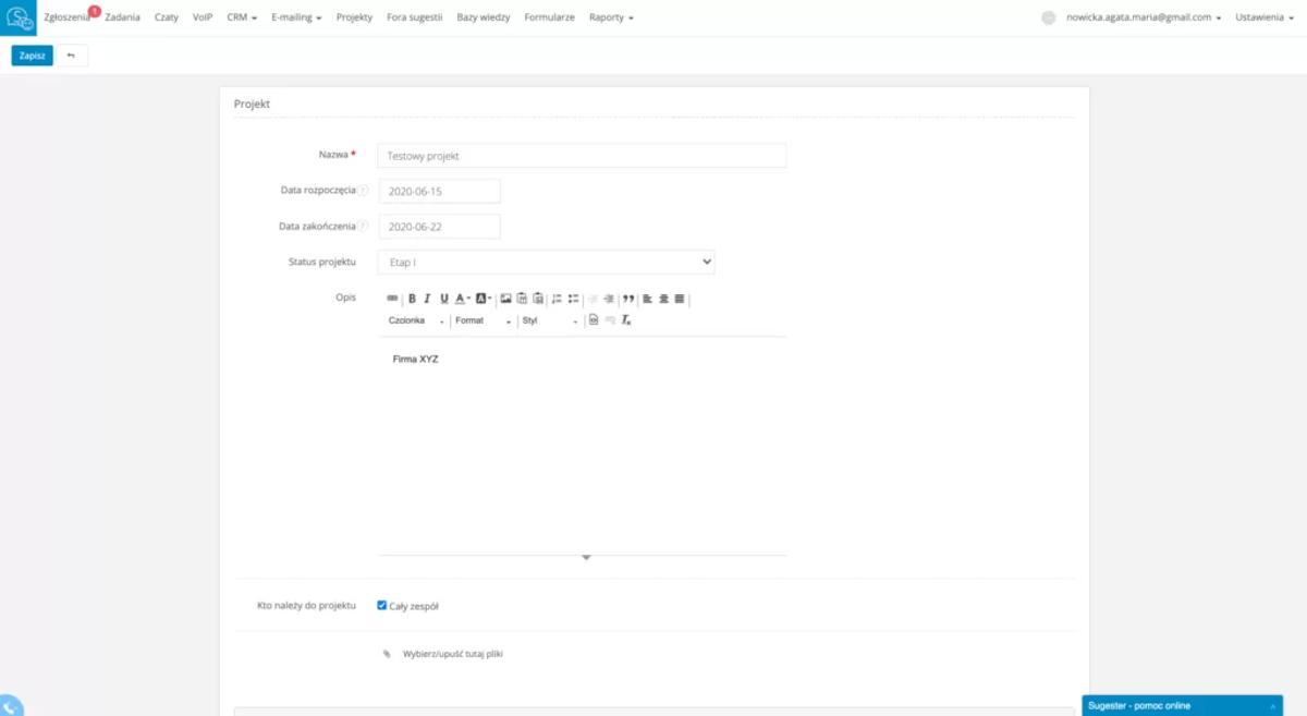 Recenzja: Sugester – system CRM