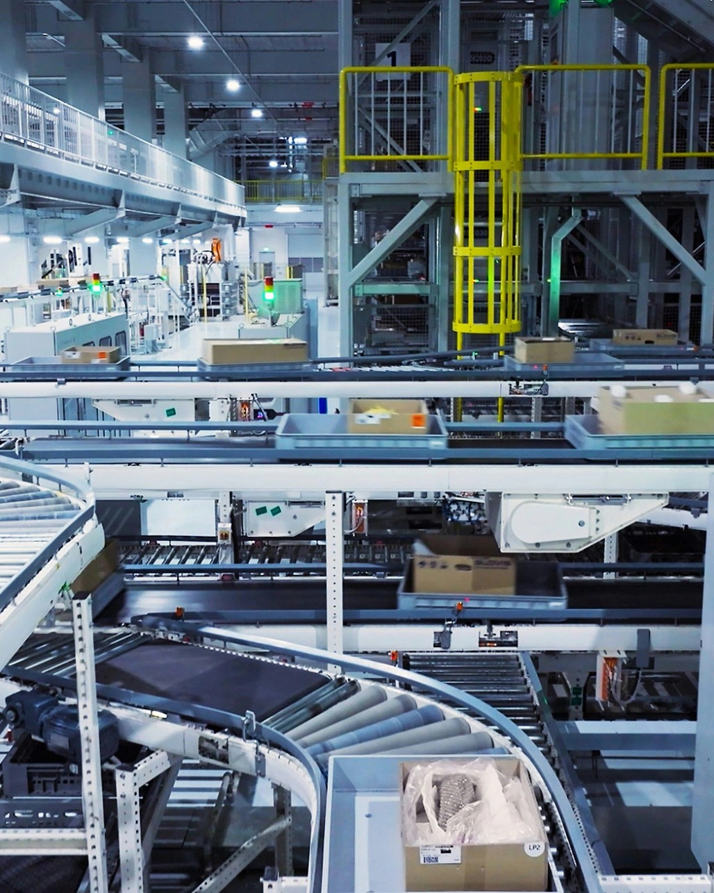 Linia produkcyjna w zakładzie przemysłowym
