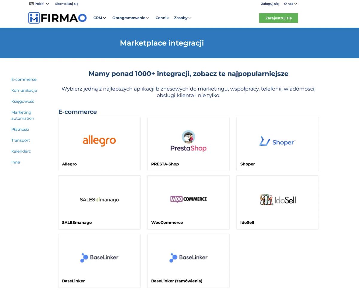 Recenzja 2025/2026: Firmao CRM