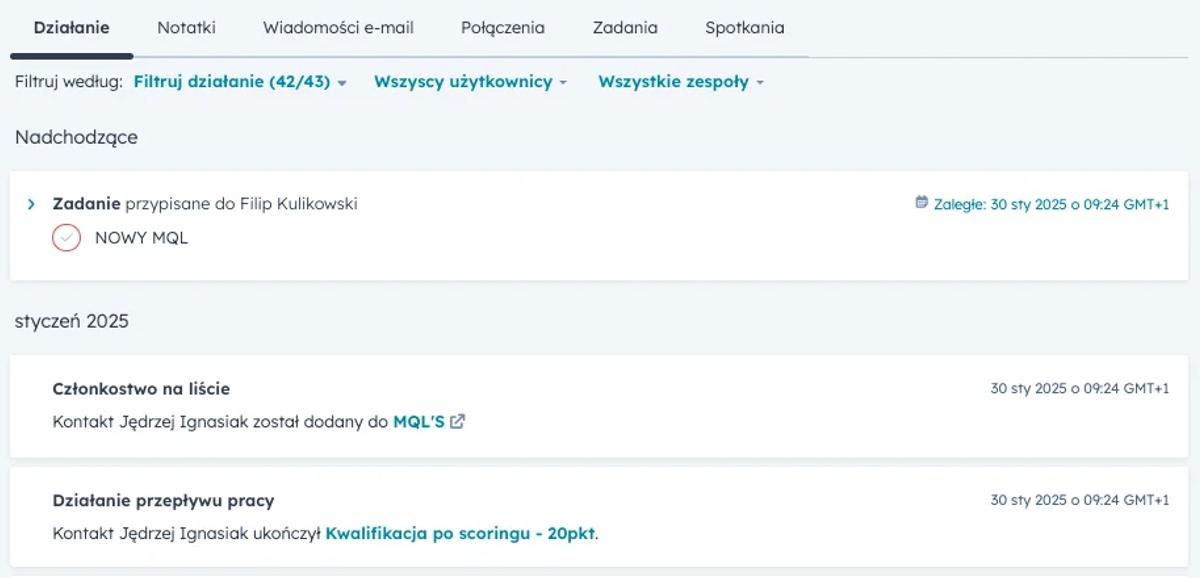 Recenzja 2025/2026: HubSpot CRM