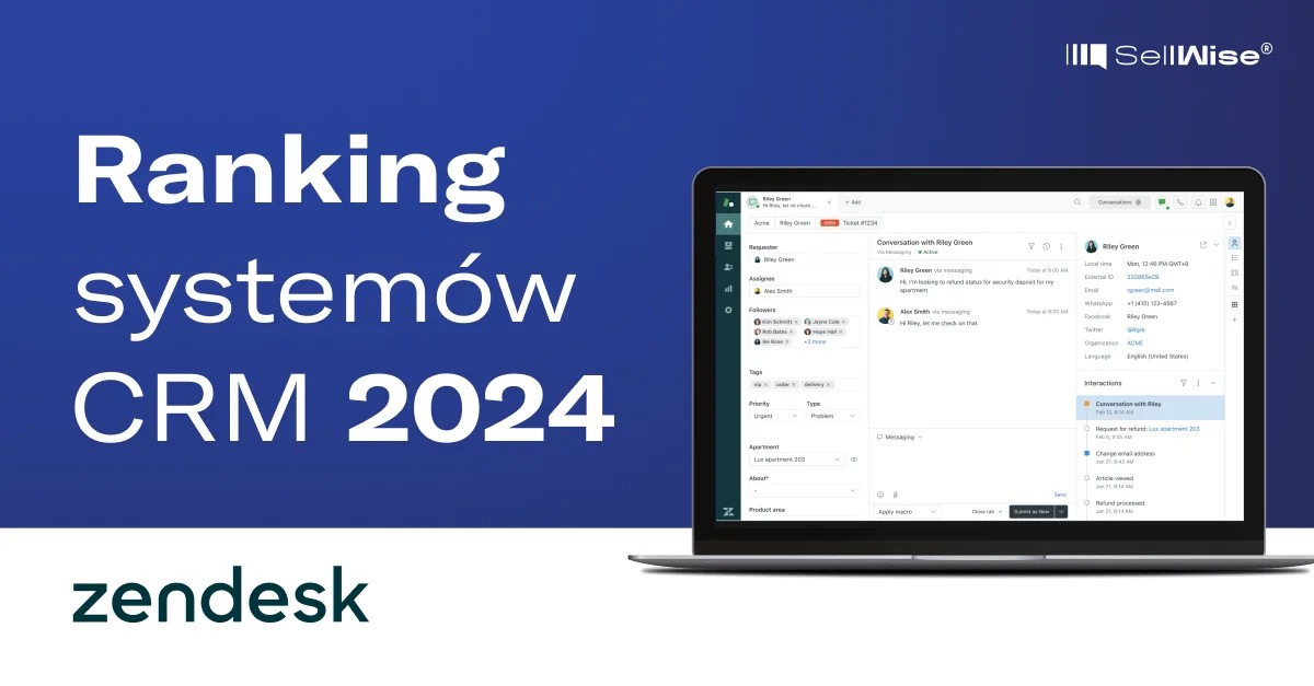 Recenzja: Zendesk sell – system CRM 2024