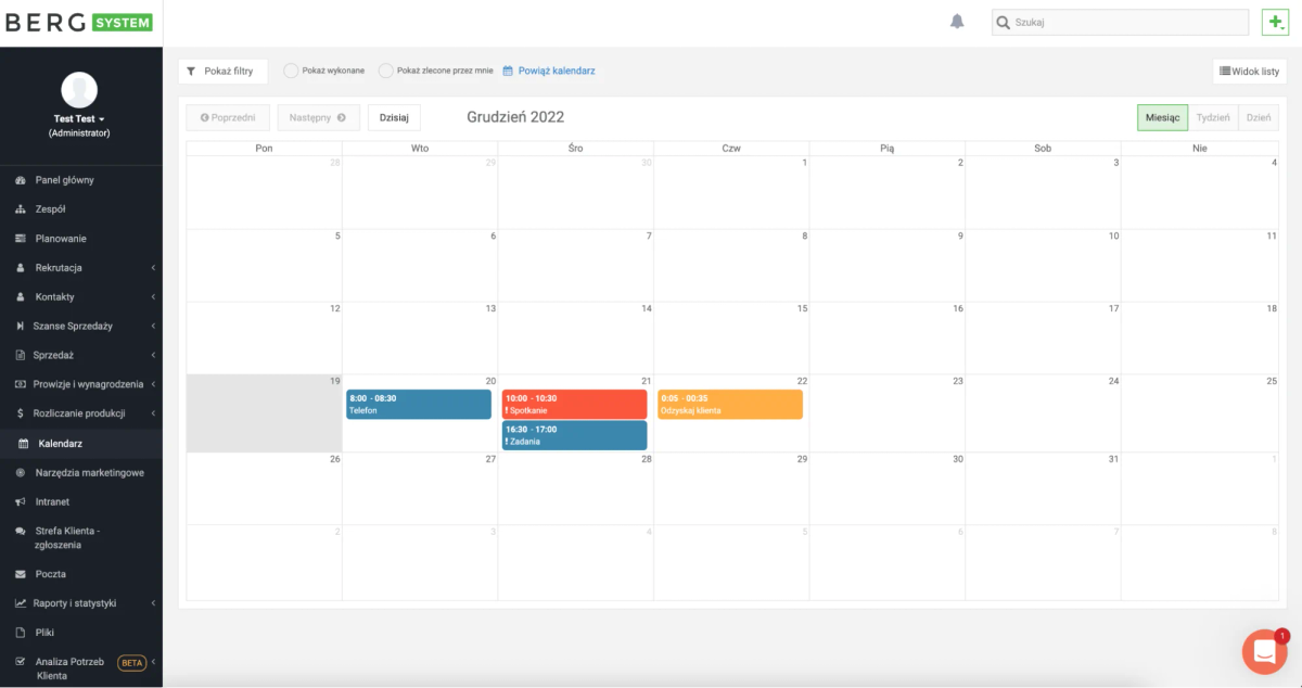 Recenzja: Berg System – system CRM