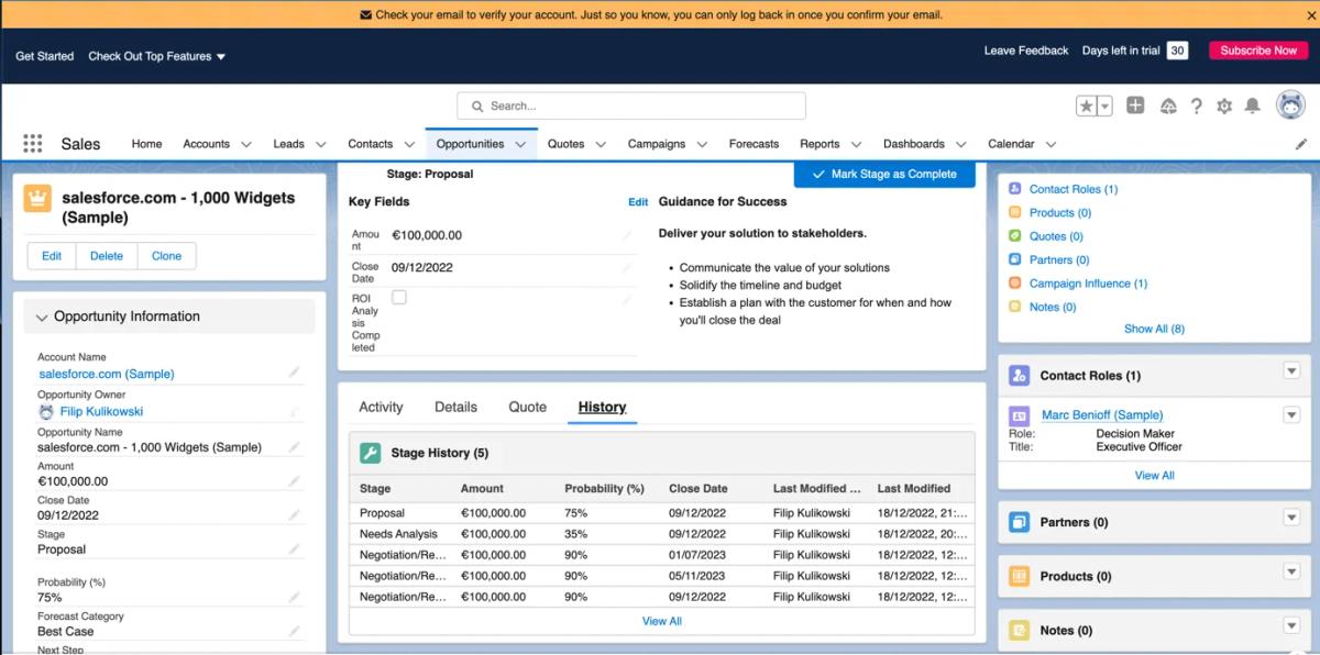 Recenzja: Salesforce – System CRM