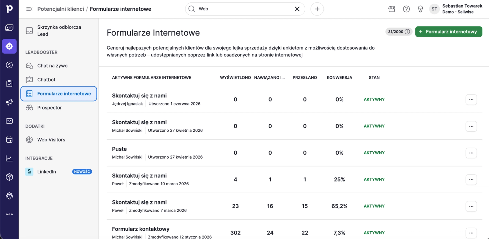 Pipedrive CRM od środka - Lead Booster