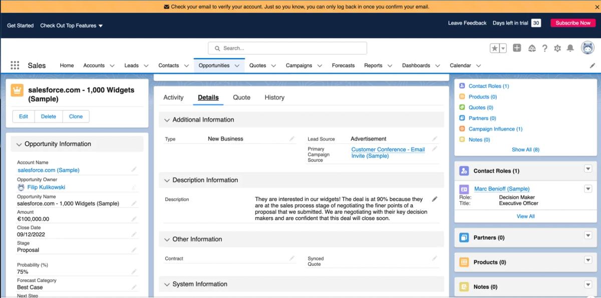 Recenzja: Salesforce – System CRM
